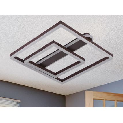 LED zatemnjivo stropno svetilo LED/95W/230V 3000-6500K + z daljinskim upravljalnikom