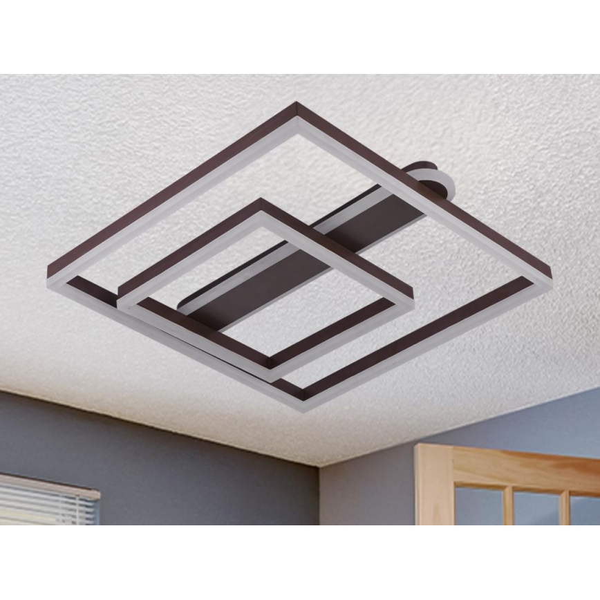 LED zatemnjivo stropno svetilo LED/95W/230V 3000-6500K + z daljinskim upravljalnikom