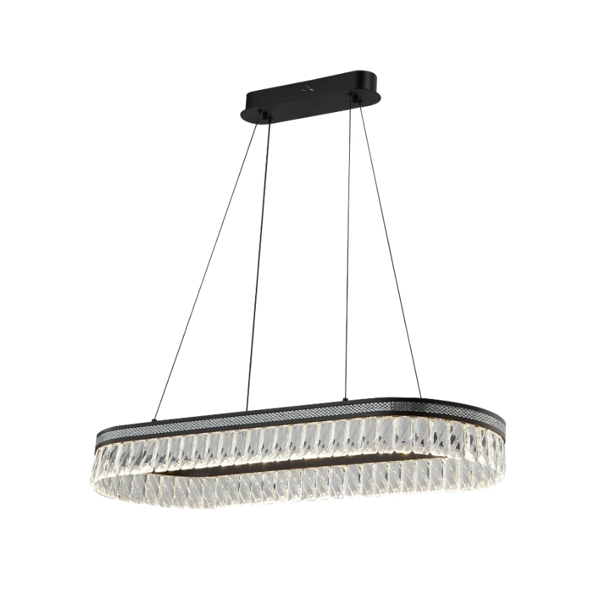 LED zatemljiv kristalni lestenec na kablu THALIA LED/50W/230V 3000-6000K + daljinski upravljalnik