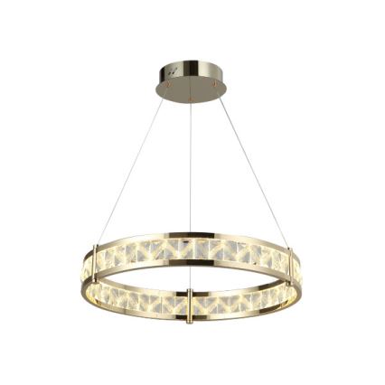 LED zatemljiv kristalni lestenec na žici ENRIQUE LED/55W//230V 3000-6000K premer 80 cm + daljinski upravljalnik