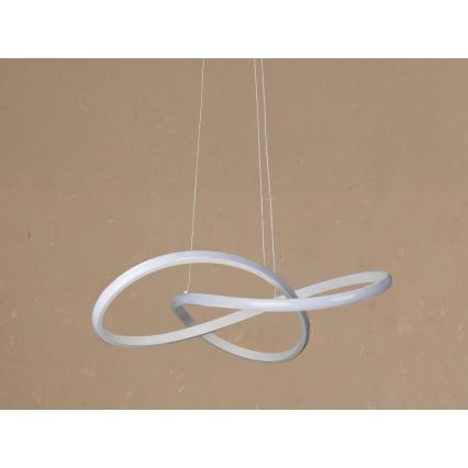 LED lestenec z zatemnitvijo na kablu LED/65W/230V 3000-6500K premer 49 cm + daljinski upravljalnik