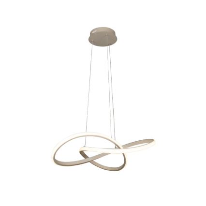 LED lestenec z zatemnitvijo na kablu LED/65W/230V 3000-6500K premer 49 cm + daljinski upravljalnik