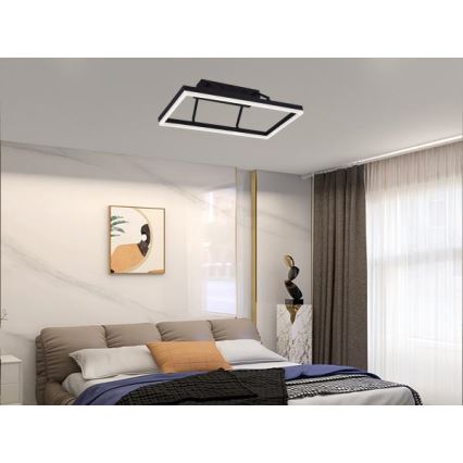 LED zatemnljiv nadometni lestenec LED/40W/230V 3000-6500K + daljinski upravljalnik