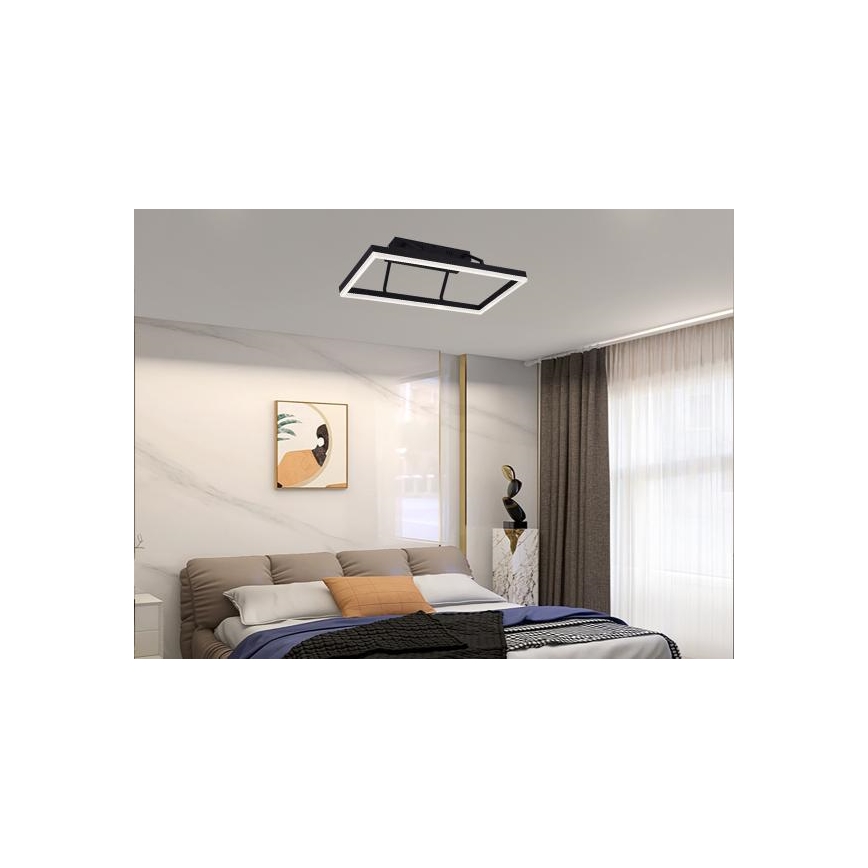 LED zatemnljiv nadometni lestenec LED/40W/230V 3000-6500K + daljinski upravljalnik