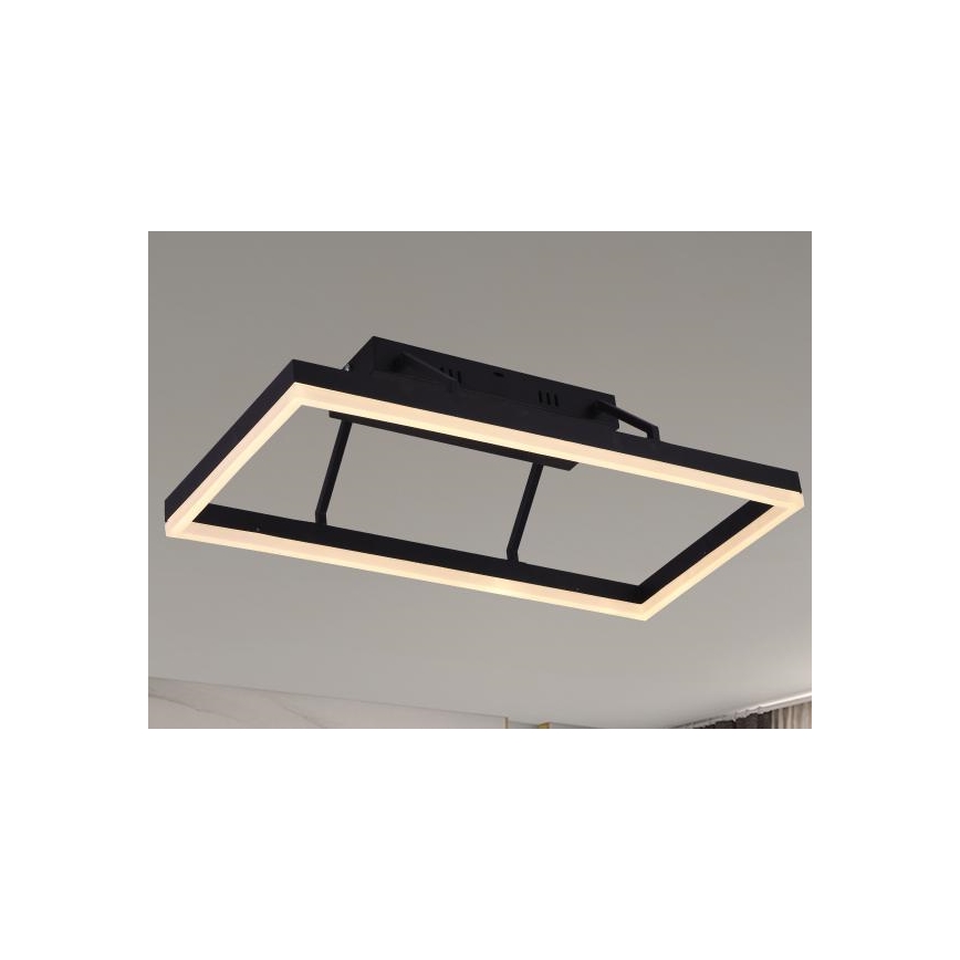 LED zatemnljiv nadometni lestenec LED/40W/230V 3000-6500K + daljinski upravljalnik
