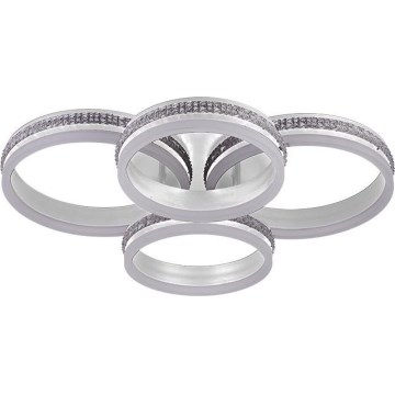LED zatemnljiv površinsko pritrjen lestenec LED/150W/230V 3000-6500K + daljinski upravljalnik