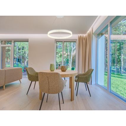 LED lestenec z nastavljivo svetlostjo na kablu ALIANZ LED/45W/230V 3000-6000K premer 60 cm + daljinski upravljalnik