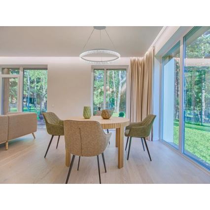 LED lestenec z nastavljivo svetlostjo na kablu ALIANZ LED/45W/230V 3000-6000K premer 60 cm + daljinski upravljalnik
