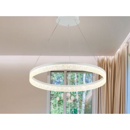 LED lestenec z nastavljivo svetlostjo na kablu ALIANZ LED/45W/230V 3000-6000K premer 60 cm + daljinski upravljalnik