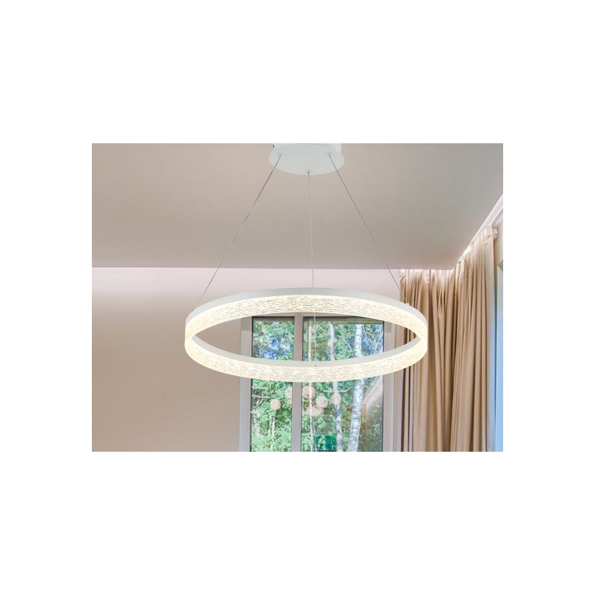LED lestenec z nastavljivo svetlostjo na kablu ALIANZ LED/45W/230V 3000-6000K premer 60 cm + daljinski upravljalnik