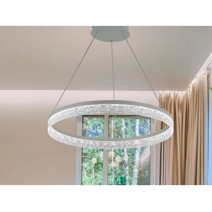 LED lestenec z nastavljivo svetlostjo na kablu ALIANZ LED/45W/230V 3000-6000K premer 60 cm + daljinski upravljalnik