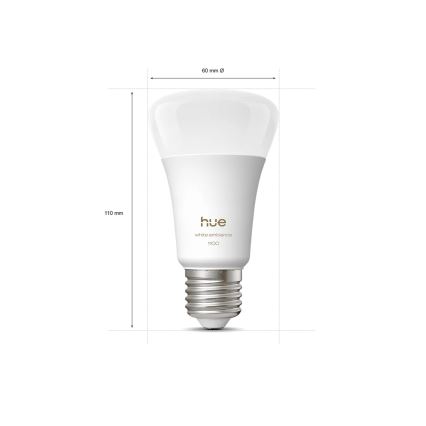 LED zatemnljiva žarnica Philips Hue WHITE AMBIANCE E27/8,1W/230V 1000-20000K
