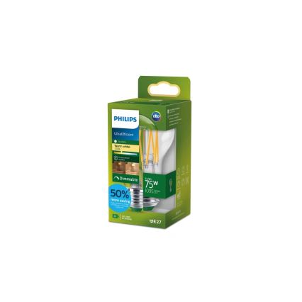 LED zatemnljiva žarnica ULTRAEFFICIENT VINTAGE Philips A60 E27/5,2W/230V 2700K