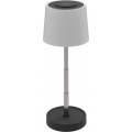 LED zatemnljiva zunanja polnilna namizna svetilka LED/2W/5V IP44 1200 mAh siva