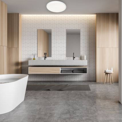 LED zatemnljivo stropno svetilo CRUZ z daljinskim upravljalnikom LED/66W/230V 3300lm