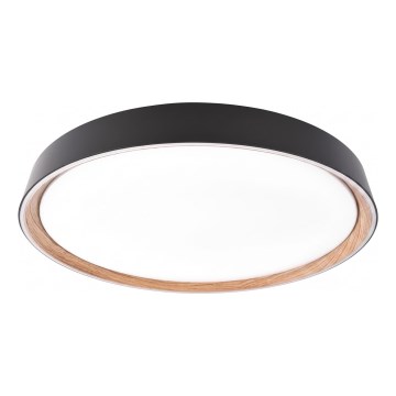 LED zatemnljivo stropno svetilo ILVI LED/30W/230V 2700-6500K Ø 40 cm črna/bež + daljinski upravljalnik