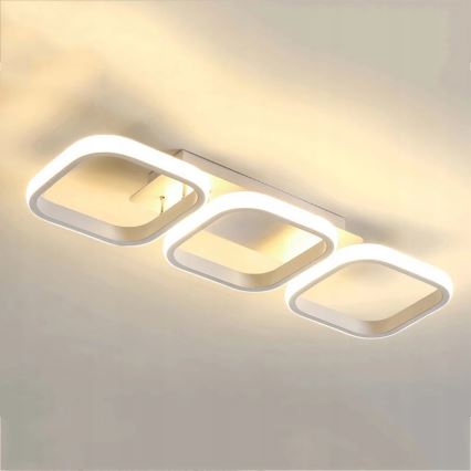 LED stropna svetilka z možnostjo zatemnitve LED/33W/230V 3000-6500K bela Wi-Fi Tuya + daljinski upravljalnik