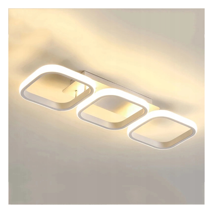 LED stropna svetilka z možnostjo zatemnitve LED/33W/230V 3000-6500K bela Wi-Fi Tuya + daljinski upravljalnik