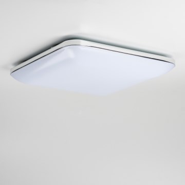 LED zatemnljivo stropno svetilo LED/42W/230V 3000-6500K 49x49 cm bela + daljinski upravljalnik