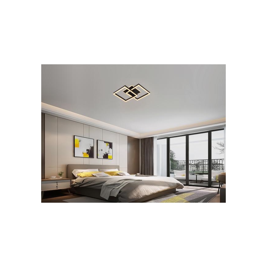 LED Zatemnljivo stropno svetilo LED/80W/230V 3000-6500K + daljinski upravljalnik