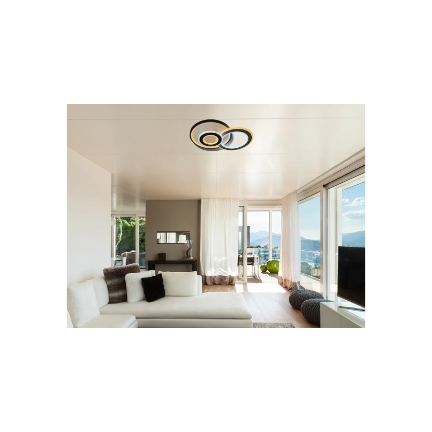 LED Zatemnljivo stropno svetilo LED/95W/230V 3000-6500K + daljinski upravljalnik