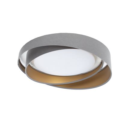 LED zatemnjiva stropna svetilka SMART GALAXY MODERN LED/24W/230V 3000-6500K premer 55 cm siva/zlata + daljinski upravljalnik