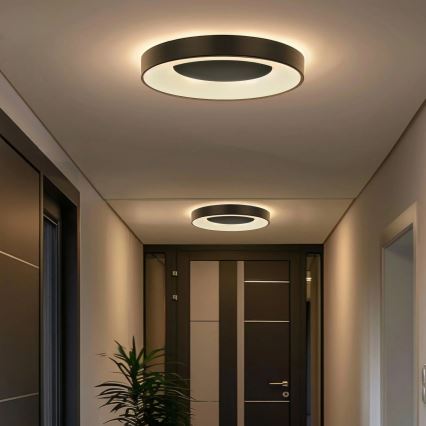 LED zatemnjevalna kopalniška stropna svetilka WITOLD LED/48W/230V Ø 38,5 cm 3000-6000K IP44 + daljinski upravljalnik