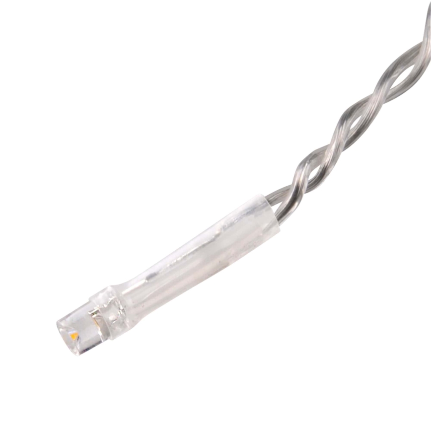 LED zavesa ESTELLA 47xLED/8 funkcij 3,5 m topla bela