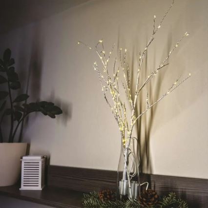 LED zunanja božična dekoracija 100xLED/3xAA topla bela IP44
