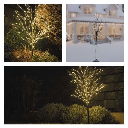 LED zunanja božična dekoracija 600xLED/3,8W/230V 120 cm topla bela IP44