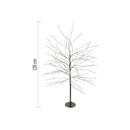 LED zunanja božična dekoracija 600xLED/3,8W/230V 120 cm topla bela IP44