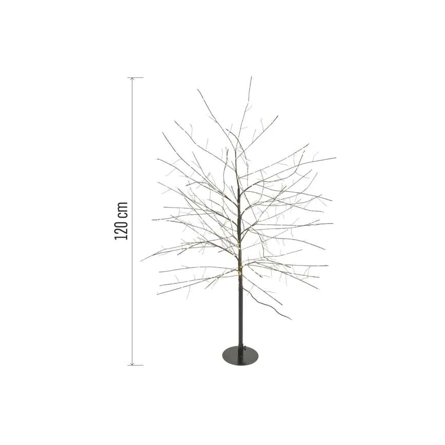 LED zunanja božična dekoracija 600xLED/3,8W/230V 120 cm topla bela IP44