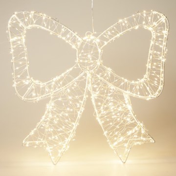 LED Zunanja božična dekoracija 720xLED/6W/230V 46 cm IP44 topla bela pentlja/bela