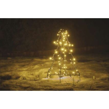 LED Zunanja božična dekoracija 90xLED/1,2W/230V IP44 drevo