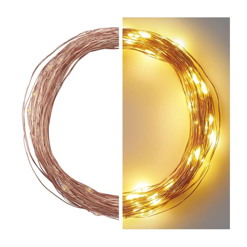 LED Zunanja božična veriga 100xLED/15m IP44 topla bela