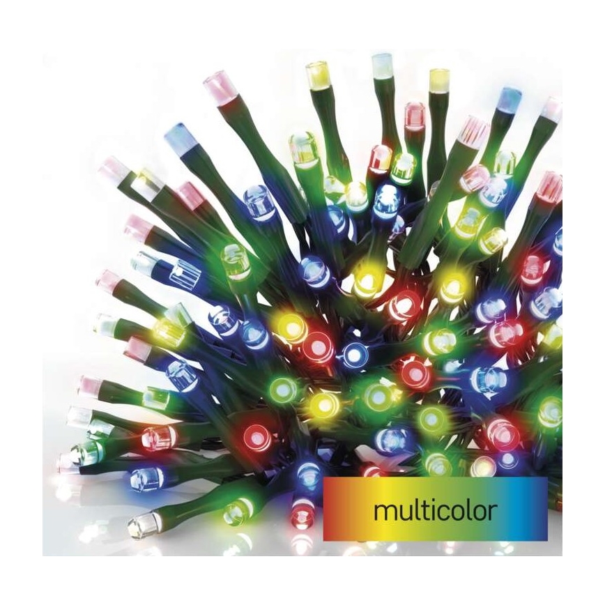 LED Zunanja božična veriga 120xLED/8 načinov 17m IP44 multicolor