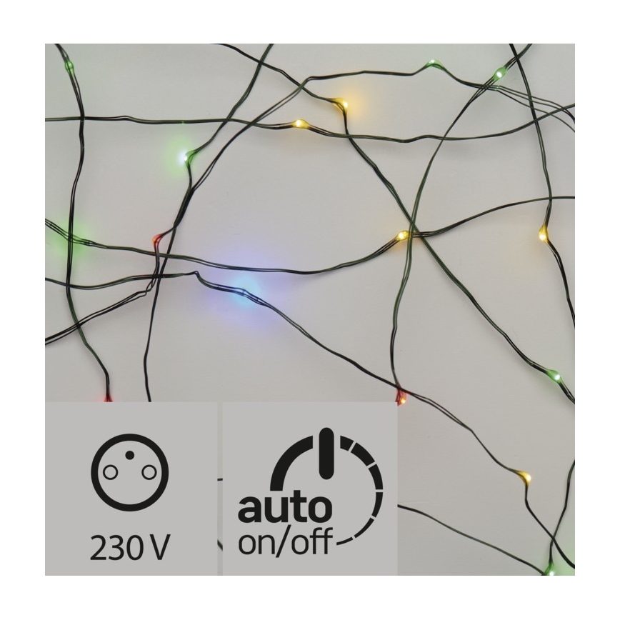 LED Zunanja božična veriga 150xLED 20m IP44 multicolor