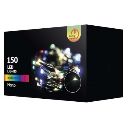 LED Zunanja božična veriga 150xLED 20m IP44 multicolor