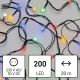 LED Zunanja božična veriga 200xLED/25m IP44 multicolor