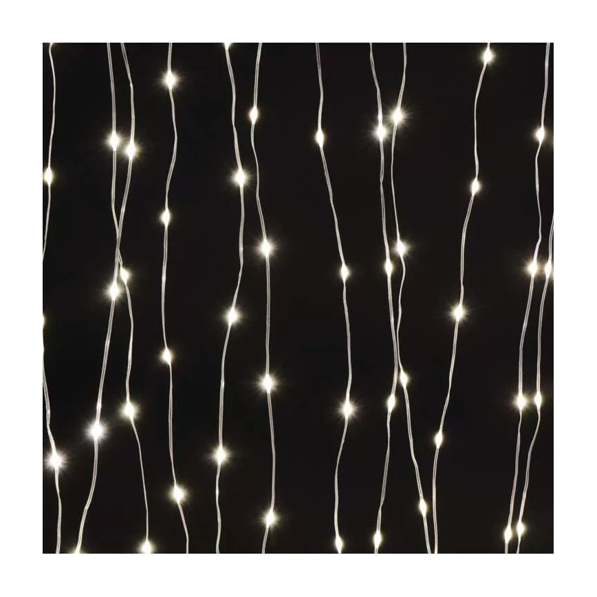 LED Zunanja božična veriga 240xLED/8 funkcij 6,7 m IP44 topla bela