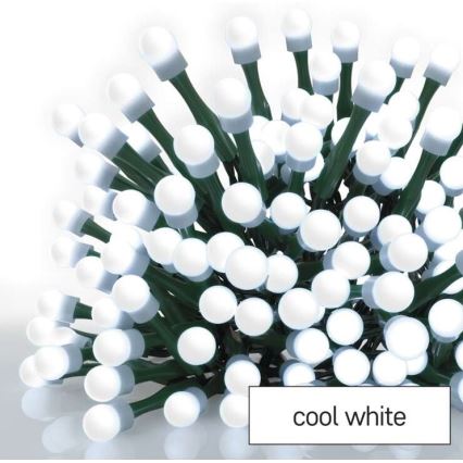 LED Zunanja božična veriga 300xLED/35m IP44 hladna bela