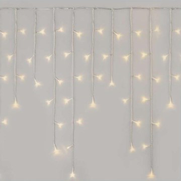 LED Zunanja božična veriga 300xLED/8 načinov 10m IP44 topla bela + Daljinski upravljalnik