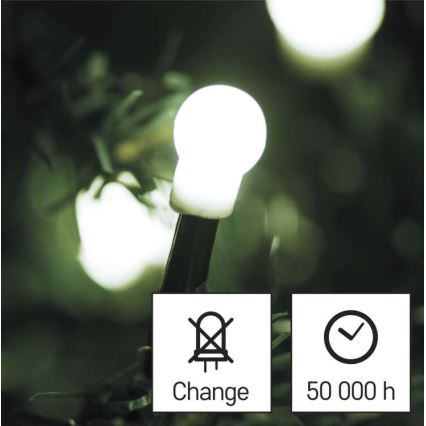 LED Zunanja božična veriga 480xLED/53m IP44 hladna bela