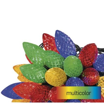 LED Zunanja božična veriga 50xLED/8 načinov 14,8m IP44 multicolor