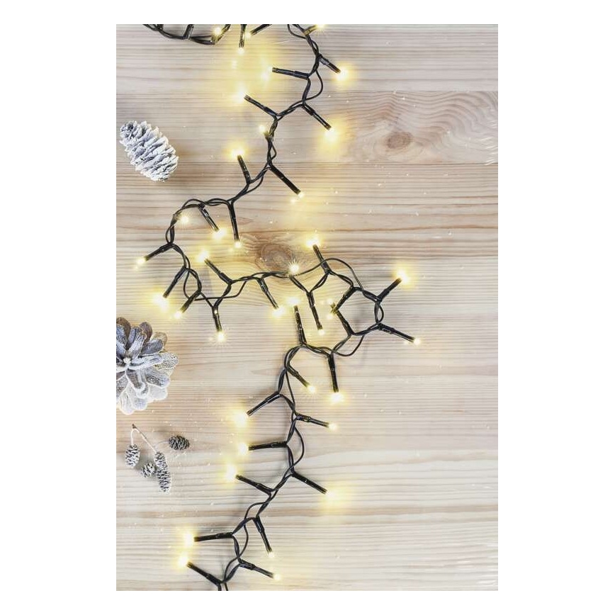LED Zunanja božična veriga 600xLED/17m IP44 topla bela