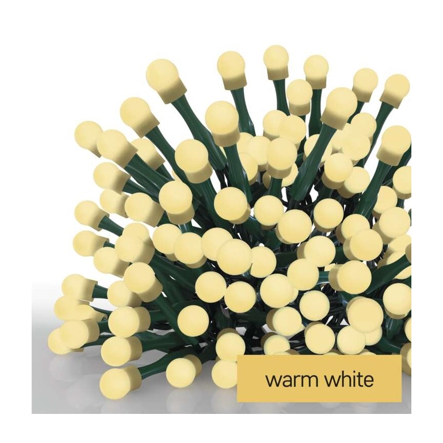 LED Zunanja božična veriga 80xLED/13m IP44 topla bela
