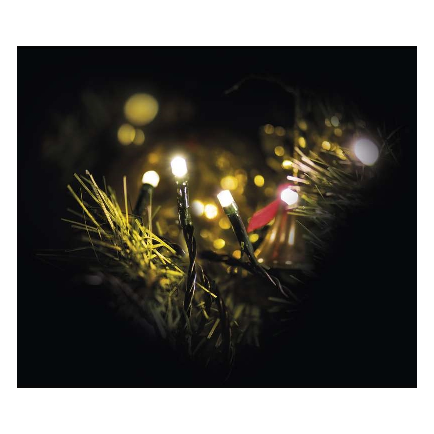 LED Zunanja božična veriga 80xLED/13m IP44 topla bela