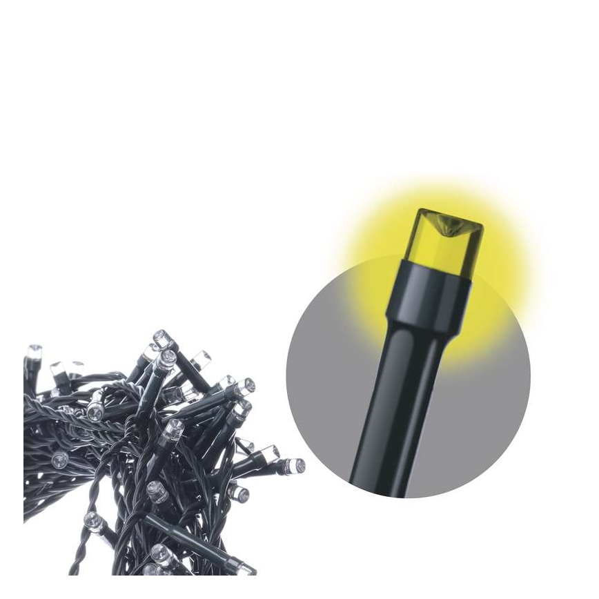 LED Zunanja božična veriga 80xLED/13m IP44 topla bela