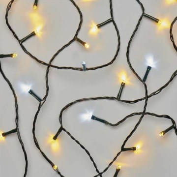 LED Zunanja božična veriga 80xLED/13m IP44 topla/hladna bela