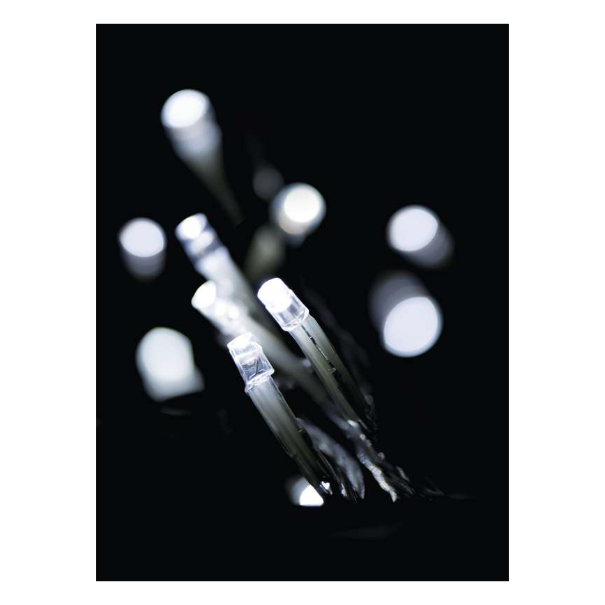 LED Zunanja božična veriga CHAIN 180xLED/8 funkcij 8m IP44 toplo bela